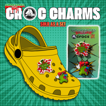 Load image into Gallery viewer, GGHTX Croc Charms (sold as a set)
